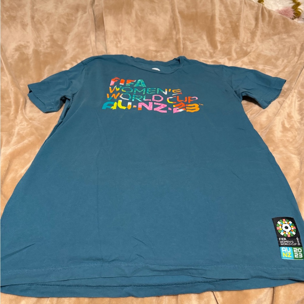 FIFA Women's World Cup Unisex Blue T-Shirt Large